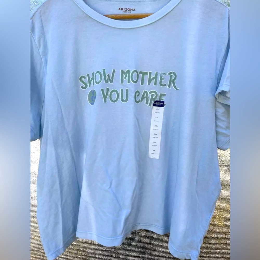 Women’s light blue crop top ,Arizona brand
